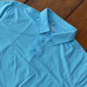 Straight Down Golf Polo in Light Blue NWOT